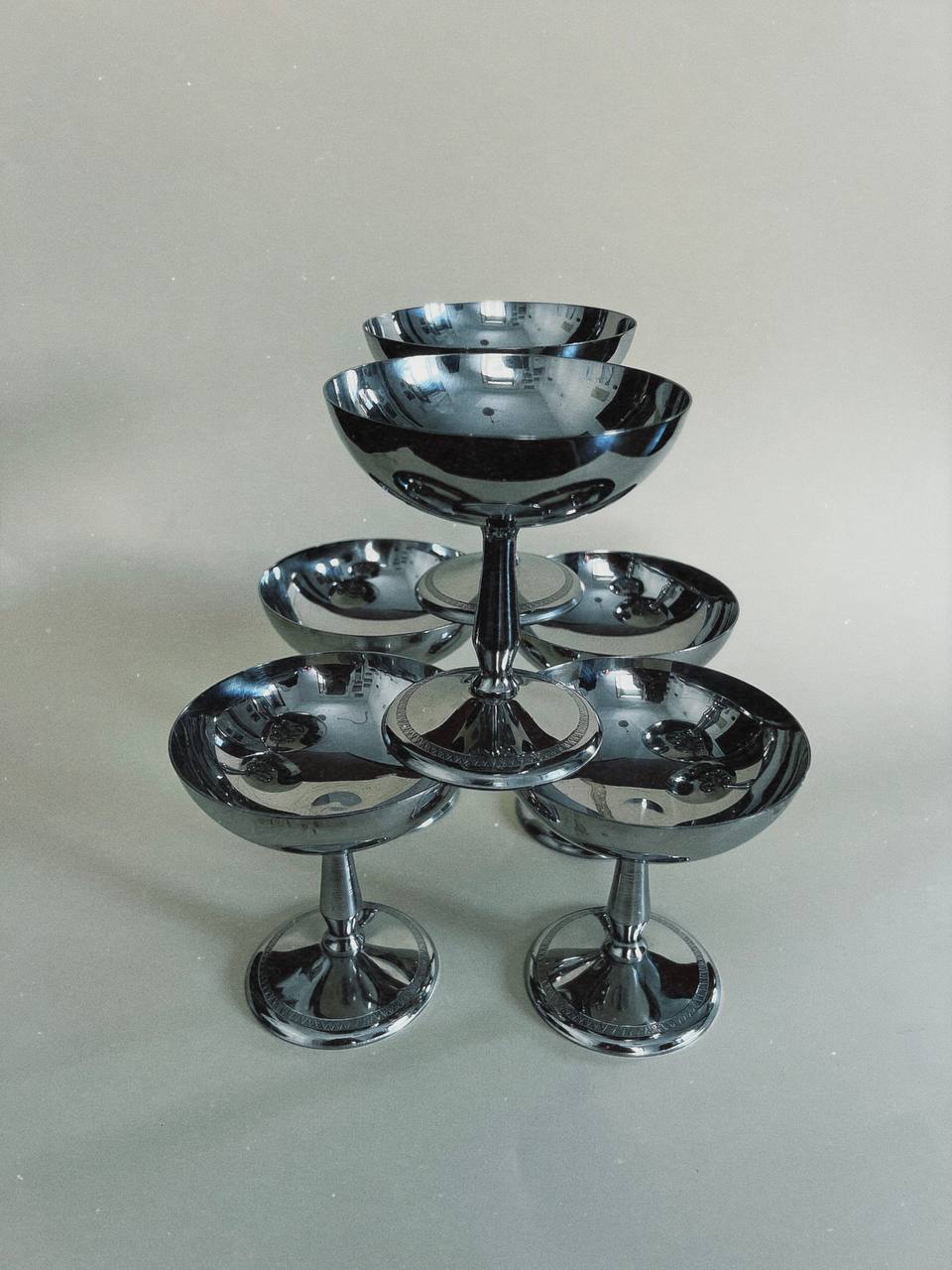 Coupe à Glacé or Art Deco Dessert Cups - Vintage Italy